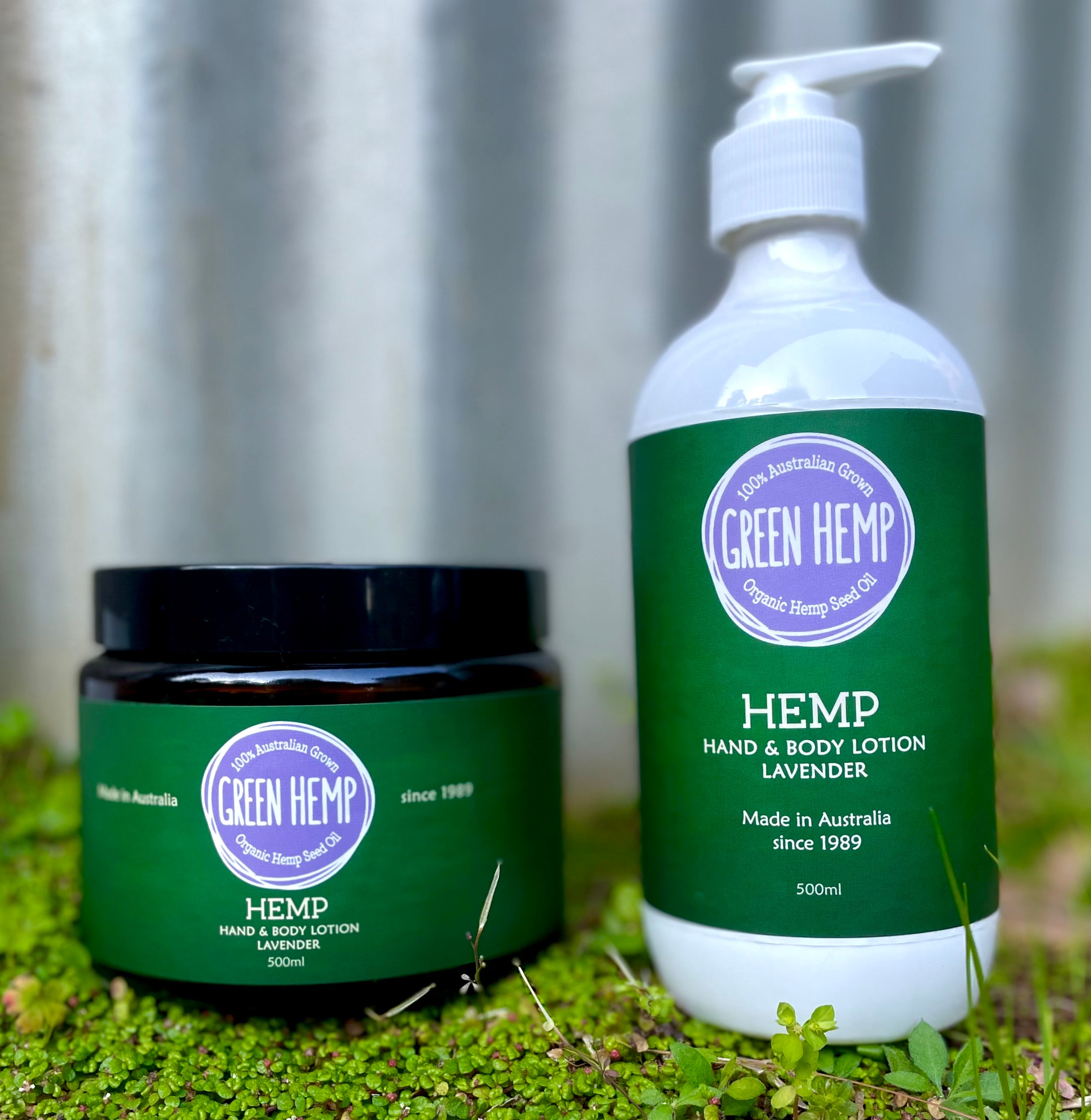 Green Hemp Hand & Body Lotion 500ml – Lavender