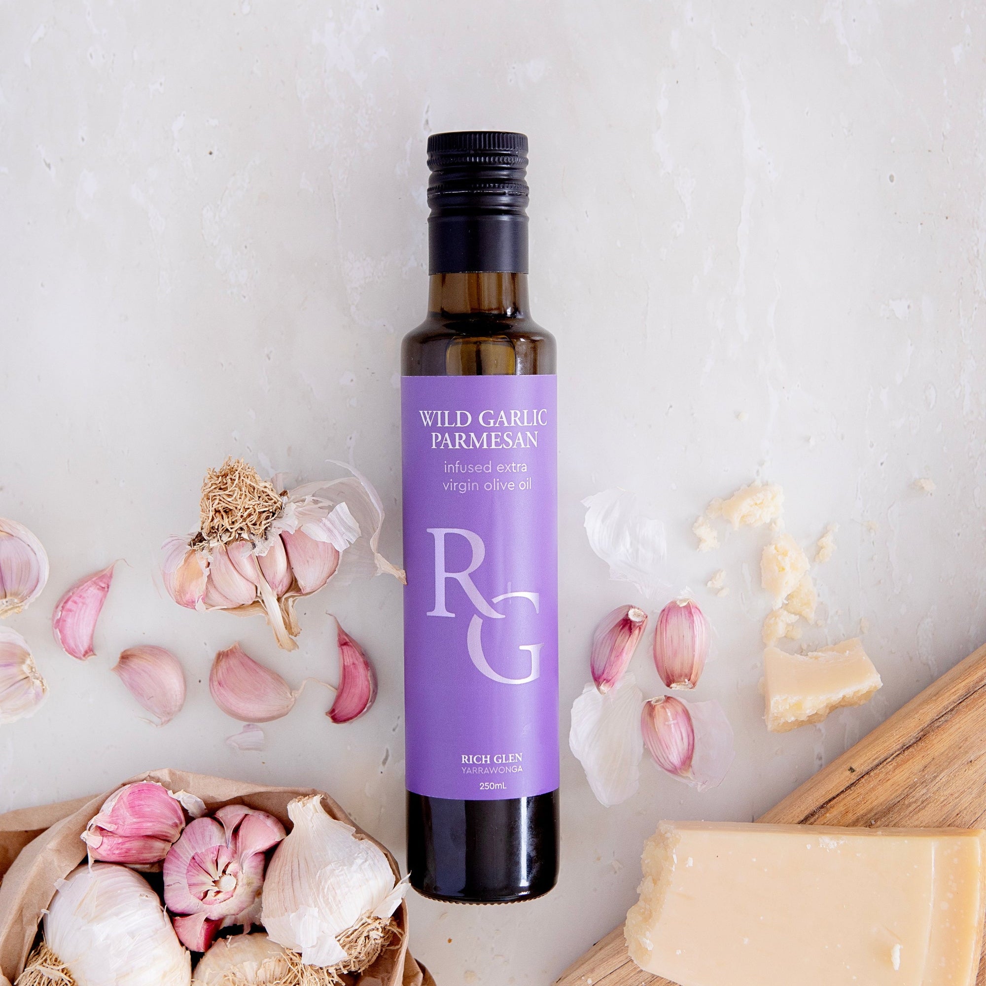 Rich Glen Wild Garlic Parmesan Infused Oil 250ml