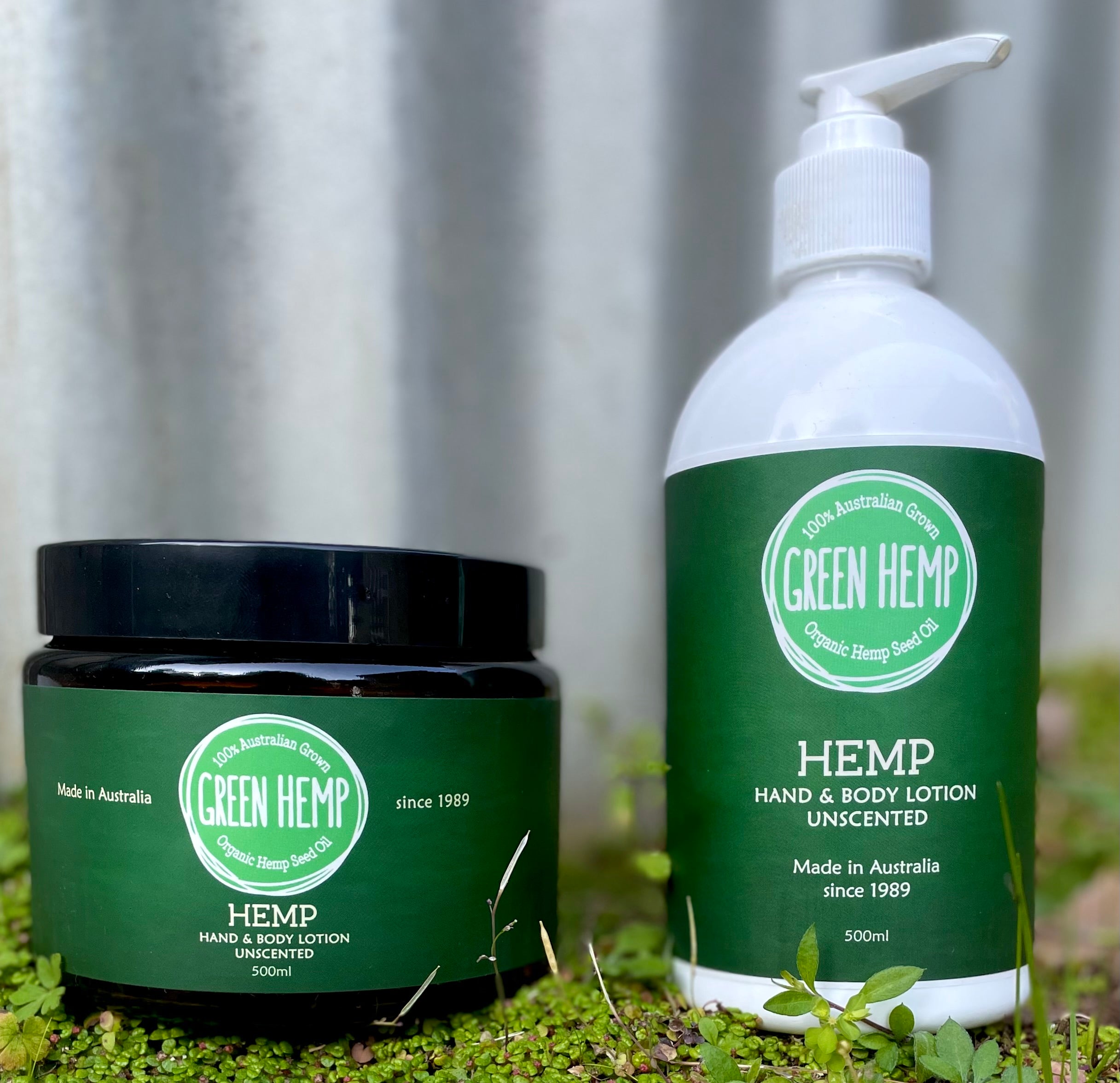 Green Hemp Hand & Body Lotion 500ml – Unscented