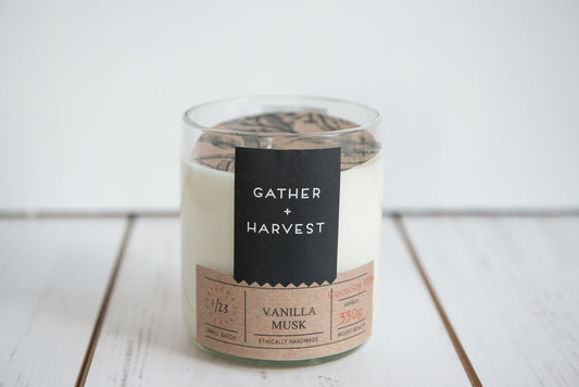 Gather & Harvest Candle - all varieties – Vanilla musk