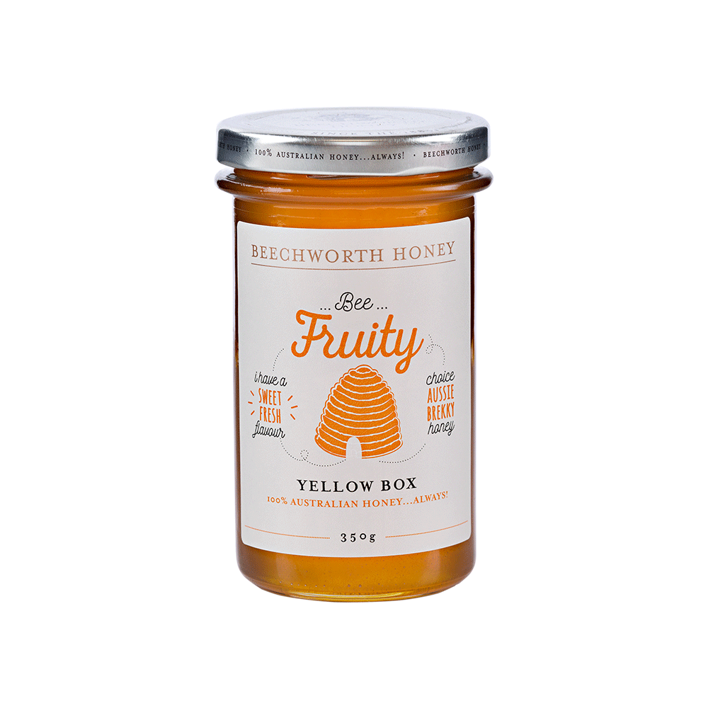 Bee Fruity Yellow Box Honey 350g - Beechworth Honey