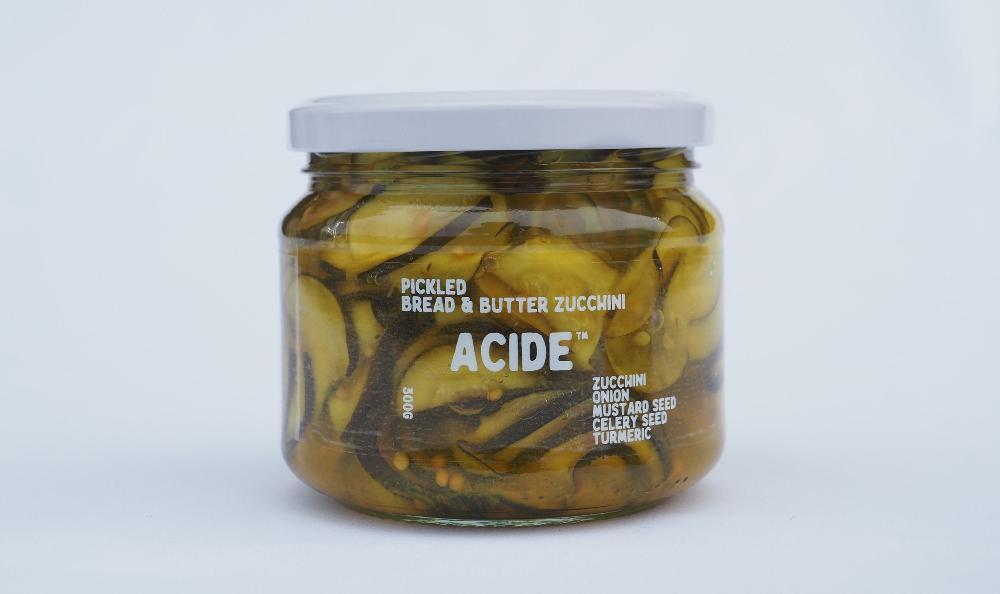 ACIDE Bread & Butter Zucchini pickles 500g
