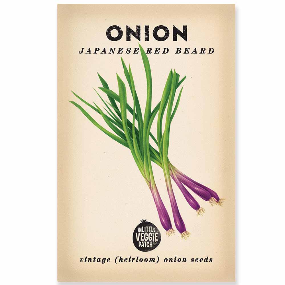 Onion- Japanese Red Beard Seeds