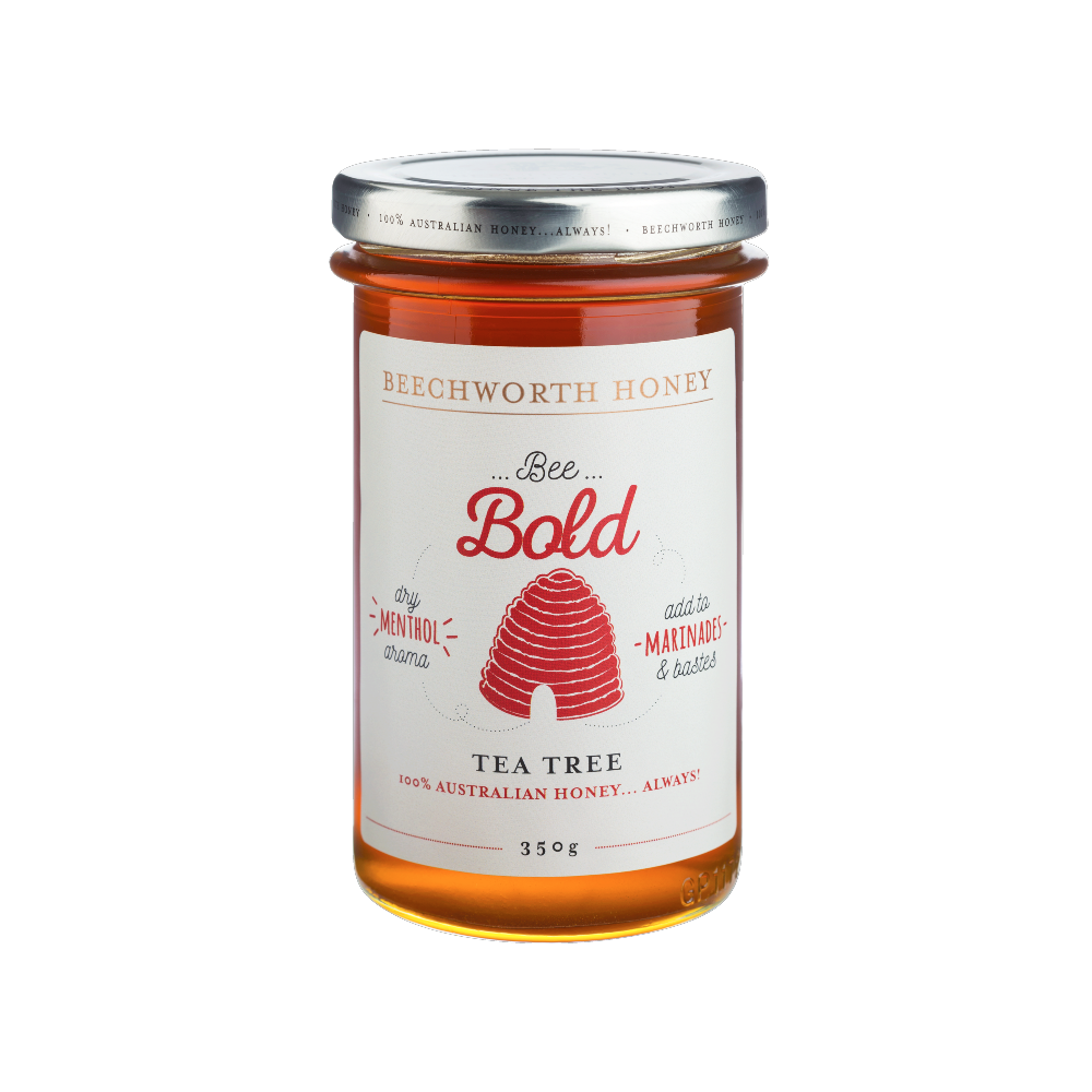 Bee Bold Tea Tree Honey 350g - Beechworth Honey
