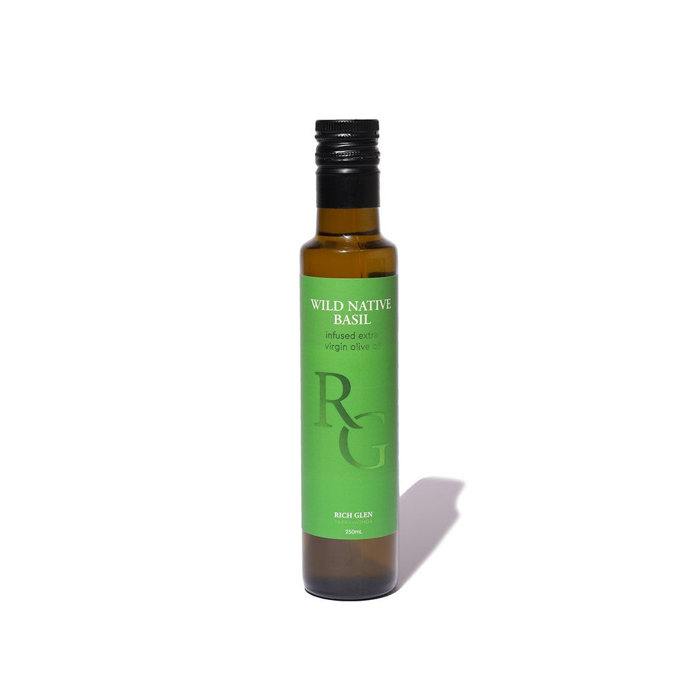 Rich Glen Wild Native Basil Infused EVOO 250ml
