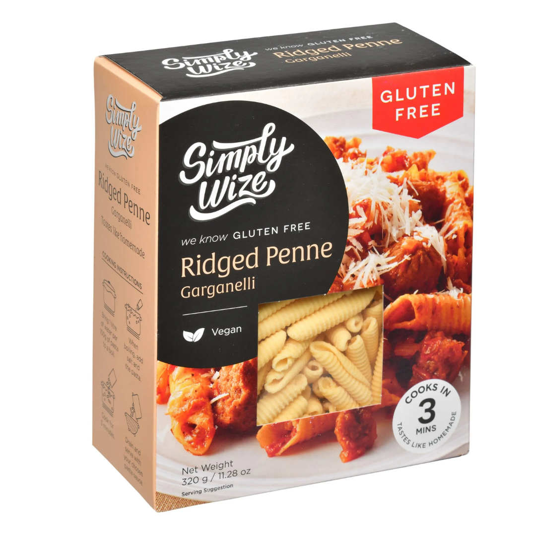 Simply Wize GF Ridged Penne Garganelli
